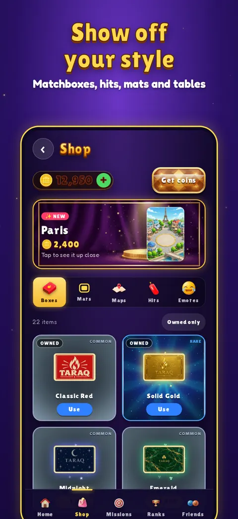 Shop with matchbox styles